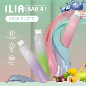 Alternative view of ILIA Bar4 哩亞四代 6500口拋棄式電子煙 10ml超大容量  輕巧時尚筆狀機身 台灣現貨
