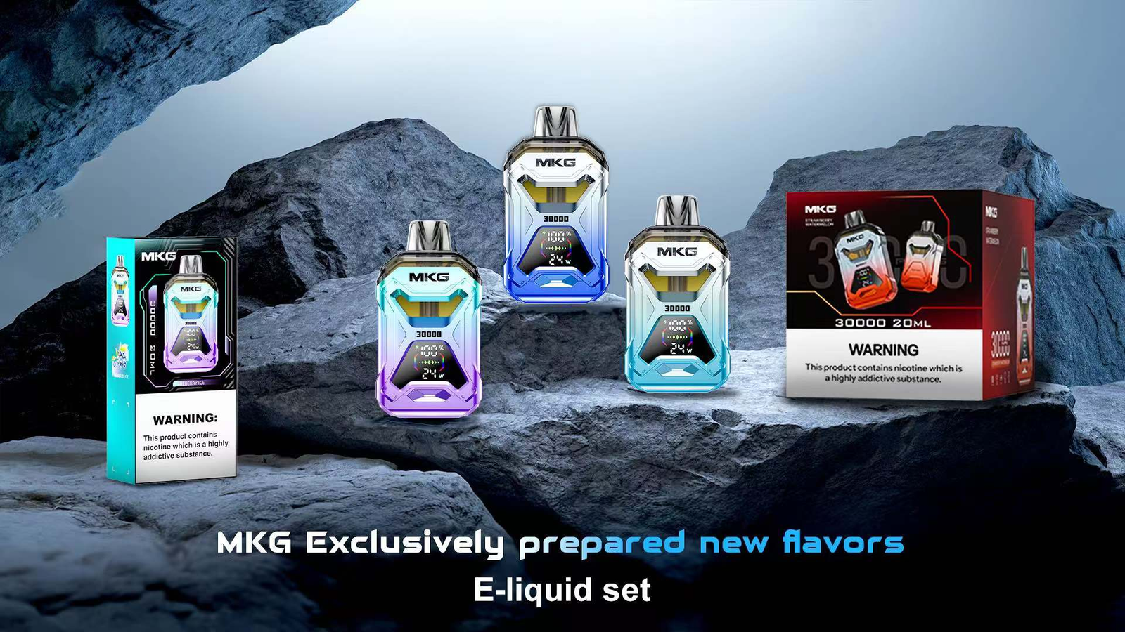 MKG注油式主機 Type-C快充 每次最高可注入 20ML 煙油 多檔調節 液晶顯示屏 台灣現貨:圖片 2