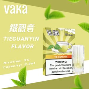 Alternative view of VAKA 一代七彩LED發光煙彈 – 通用一代主機 3%尼古丁 2.3ml大容量 炫彩隨吸發光 3顆/盒【買6盒送1盒・買8盒送主機】台灣現貨