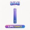 LIMI 7000口一次性電子煙 650Mah 發光大容量 3.5%尼古丁 多口味選擇 台灣現貨速發